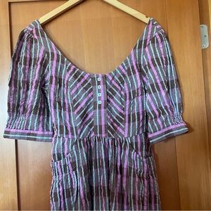 Free People Dress with Puff Sleeves